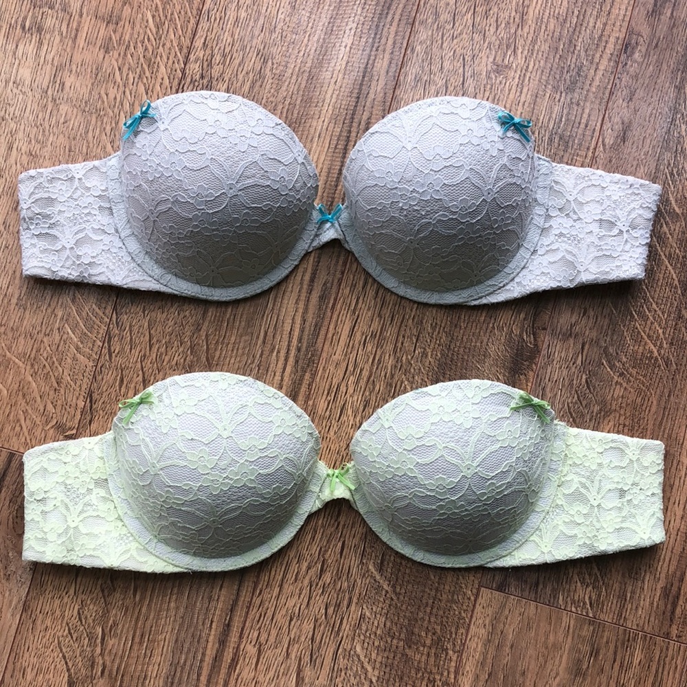 Bundle of 2 Strapless Aerie Bras